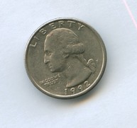 1/4 доллара 1992 года (11066)
