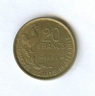 20 франков 1951 года (11122)