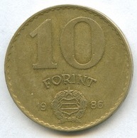 10 форинтов 1986 года (есть 1983, 85, 88 гг.) (950)