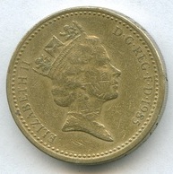 1 фунт 1985 года  (1022)