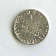 1 франк 1904 года (13637)