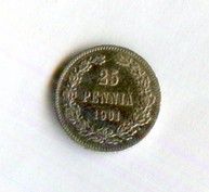 25 пенни 1901 года (14004)
