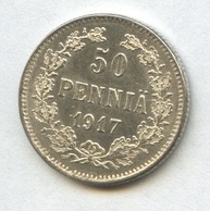 50 пенни 1917 год  Финляндия