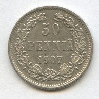 50 пенни 1907 год   Финляндия