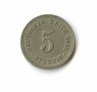 5 пфеннигов 1911 года  (2499)