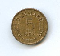 5 эре (в наличии 1963, 1966, 1967, 1969, 1972 гг)  (4964)