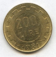 200 лир 1981 год