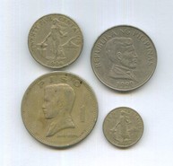 Набор монет 10, 25 сентимо, 1 песо (10661)