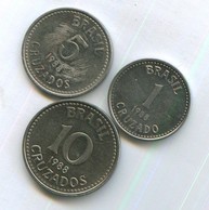 Набор монет 1, 5, 10 крузадо (10682)
