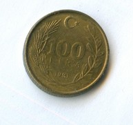 100 лир 1991 года (в наличии 1989 год)  (11651)