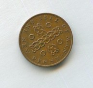 1 новый пенни 1975 года о. Мэн (12317)