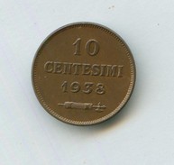 10 чентезимо 1938 года (13651)