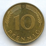 10 пфеннигов 1991 года  (1027)