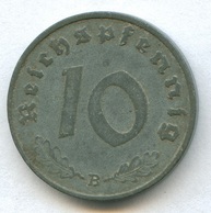 10 пфеннигов 1940 года   со свастикой (1042)  есть другие монетные дворы