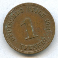 1 пфенниг 1910 года  (1051)