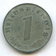 1 пфенниг 1944 года со свастикой  (1056) есть другие монетные дворы