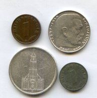 Набор 1 пфенниг, 2, 5 марок (14149)