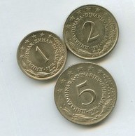 Набор 1, 2, 5 динаров (13298)