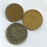 Набор 5 центов, 1гульден (13139)