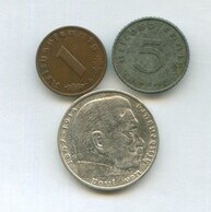 Набор 1, 5 пфеннигов, 2 марки (13418)