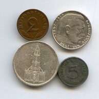Набор 2, 5 пфеннигов, 2, 5 марок (14359)