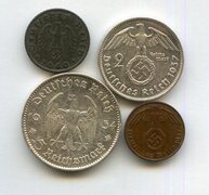 Набор 1, 5 пфеннигов,2, 5 марок (14362)
