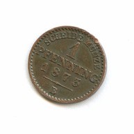 1 пфенниг (1/360 часть талера) 1873 года   (1176)