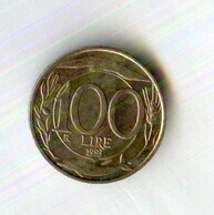 100 лир 1993 года (14734)