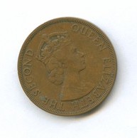 2 цента 1955 года  Елизавета II  (1534)