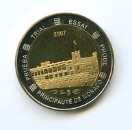Настольная медаль Монако   2007 года  (2465)