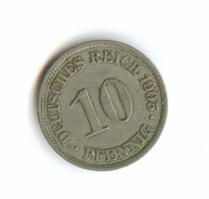 10 пфеннигов 1905 года  (2541)