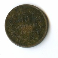 10 чентезимо 1866 года  (2814)