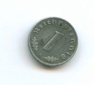 1 пфенниг 1940 года со свастикой  (3010)  есть другие монетные дворы