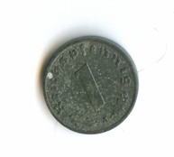 1 пфенниг 1942 года со свастикой  (3045)  есть другие монетные дворы