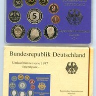 Набор монет Германии 1997 года ( в наличии 1990, 86, 96, 98, 2000 (разные монетные дворы)  (2687)