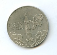 Монетовидная медаль 1973 года Космос (4450)