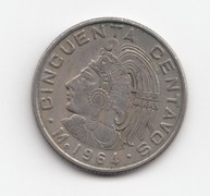 50 сентаво (в наличии 1968, 1970. 1971, 1975 год)  (5129)