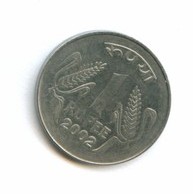 1 рупия 2002 года (есть 1995, 1997, 2000 гг) (6343)
