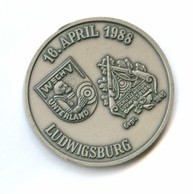Настольная медаль Германии 1988 года (7658)
