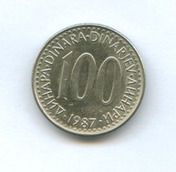 100 динар 1987 года (есть 1988 год) (7785)