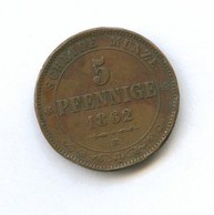5 пфеннигов 1862 года   (1361)